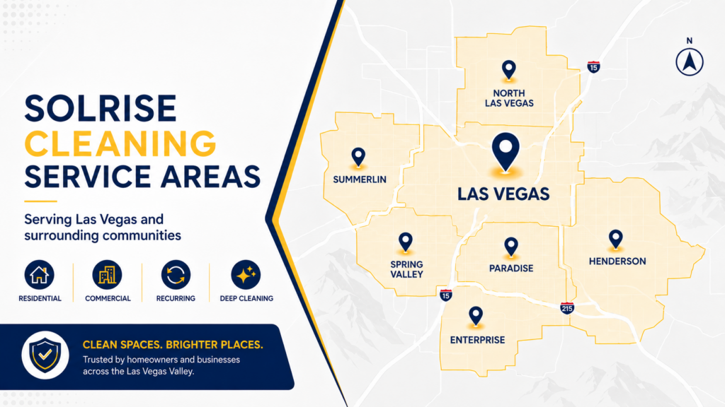 Cleaning Service Map Las Vegas